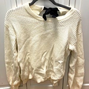 XS a•new•day white sweater